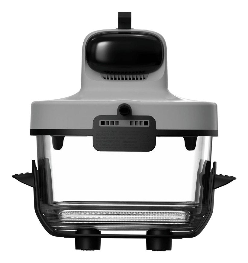 Dreame Tasti Sencillo Independiente 1500 W Freidora De Aire Caliente Negro, Transparente, Blanco