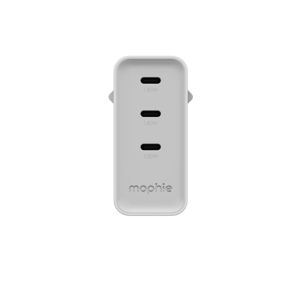 Zagg Mophie Fuente De Alimentación Gan 140w 3x Usbc 2026 Wei