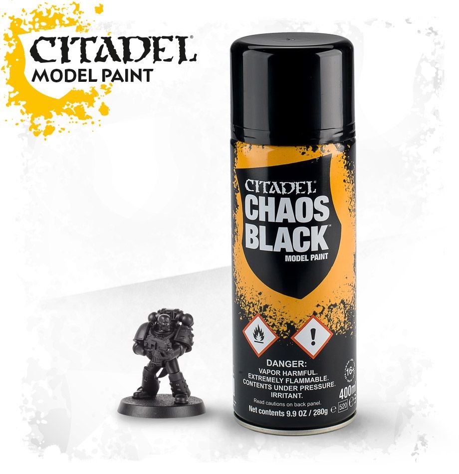 Citadel Bombe Sous-Couche - Arosol Chaos Negro (400ml)
