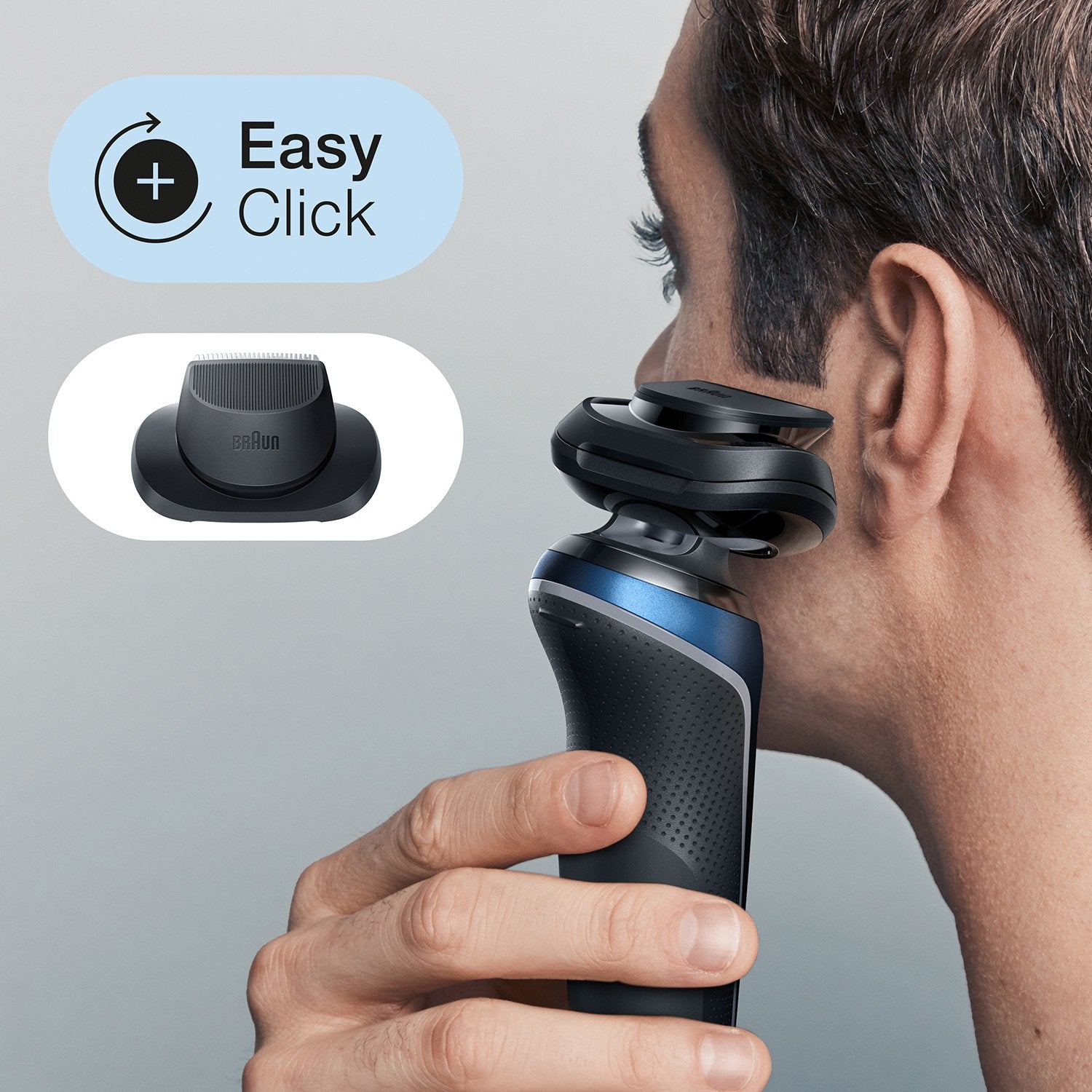 Braun Series 6 61-B1200s Máquina De Afeitar De Láminas Recortadora Negro, Azul