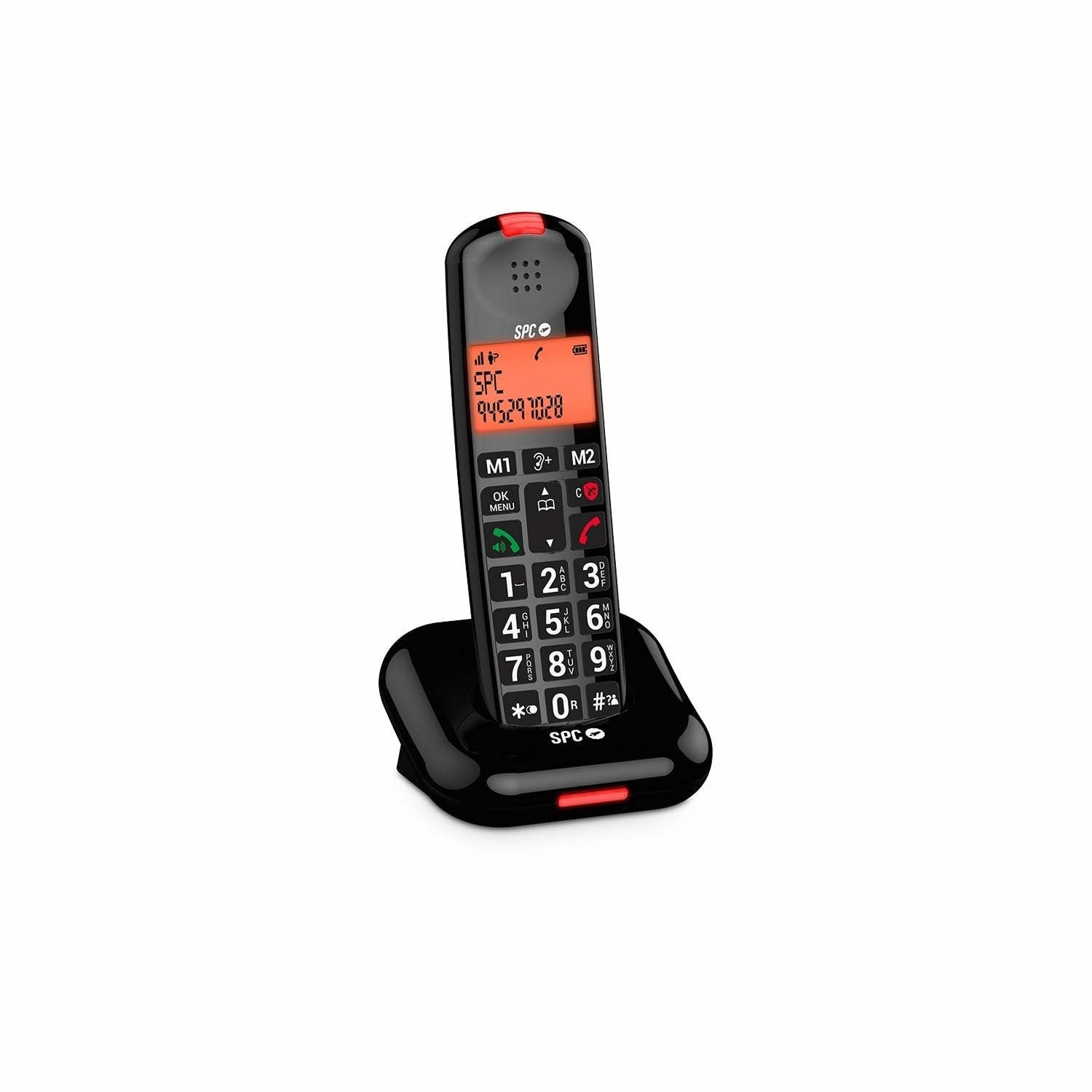 Telefono Inalámbrico Spc 7612n Comfort Kairo Negro