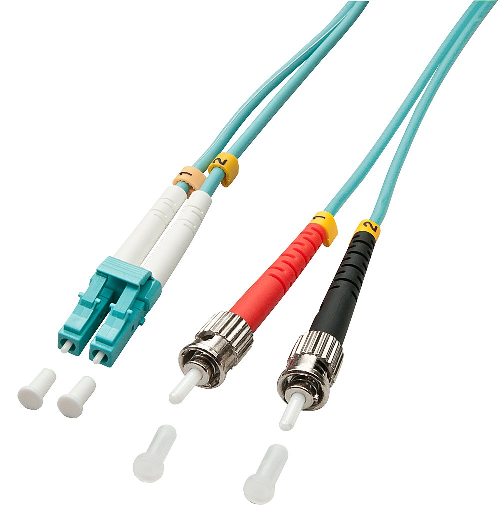 Cable Dúplex De Fibra Óptica Lindy Lc/St Om3 20m 50/125æm Multimodo