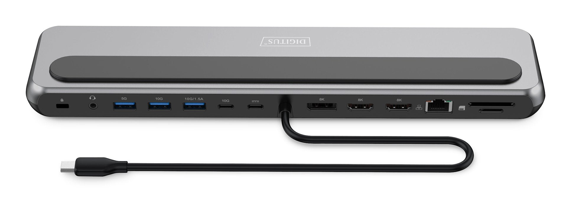EAN 4016032502098 - Digitus DA-70919 base para portátil y replicador de puertos Alámbrico USB 3.2 Gen 2 (3.1 Gen 2) Type-C Ne imagen 2