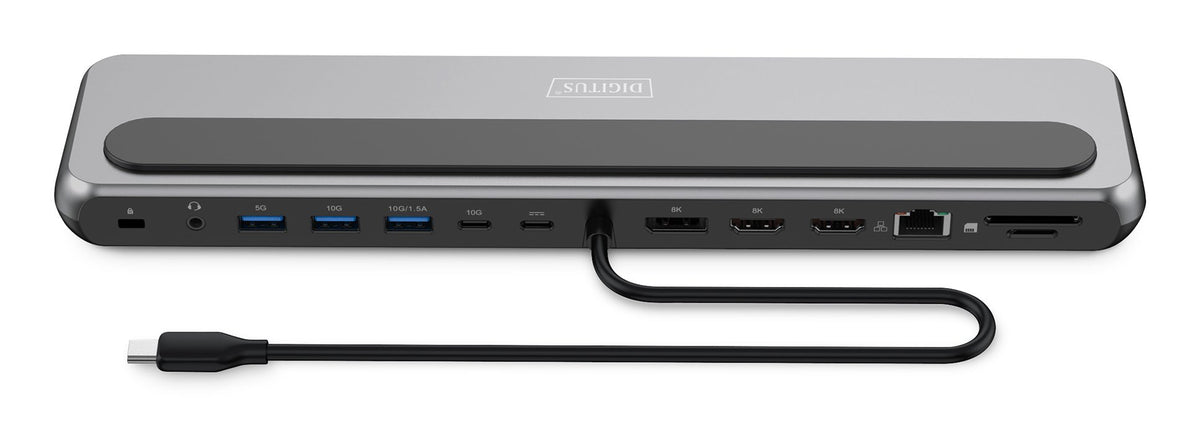 EAN 4016032502098 - Digitus DA-70919 base para portátil y replicador de puertos Alámbrico USB 3.2 Gen 2 (3.1 Gen 2) Type-C Ne imagen 4