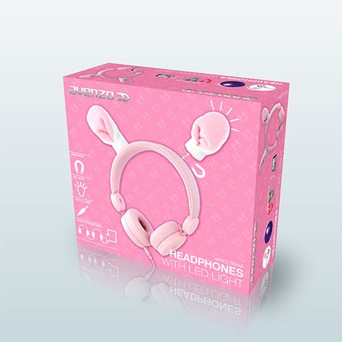 EAN 8436545616048 - Avenzo AV-HP2100RAB auricular y casco Auriculares Alámbrico Diadema Música Rosa imagen 3