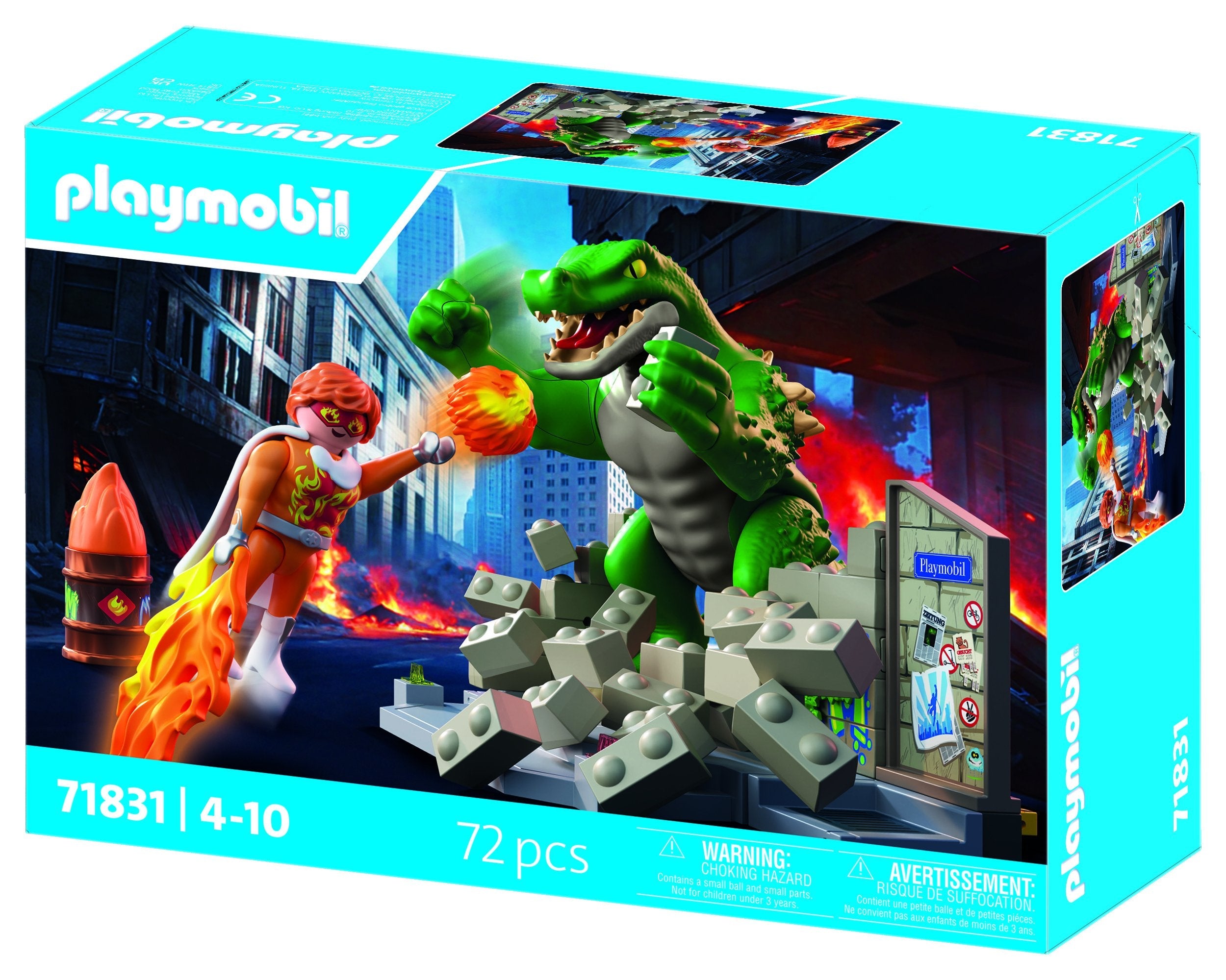 Playmobil 71831 Heroes: Helden-Showdown Mit Der Riesenechse 71831