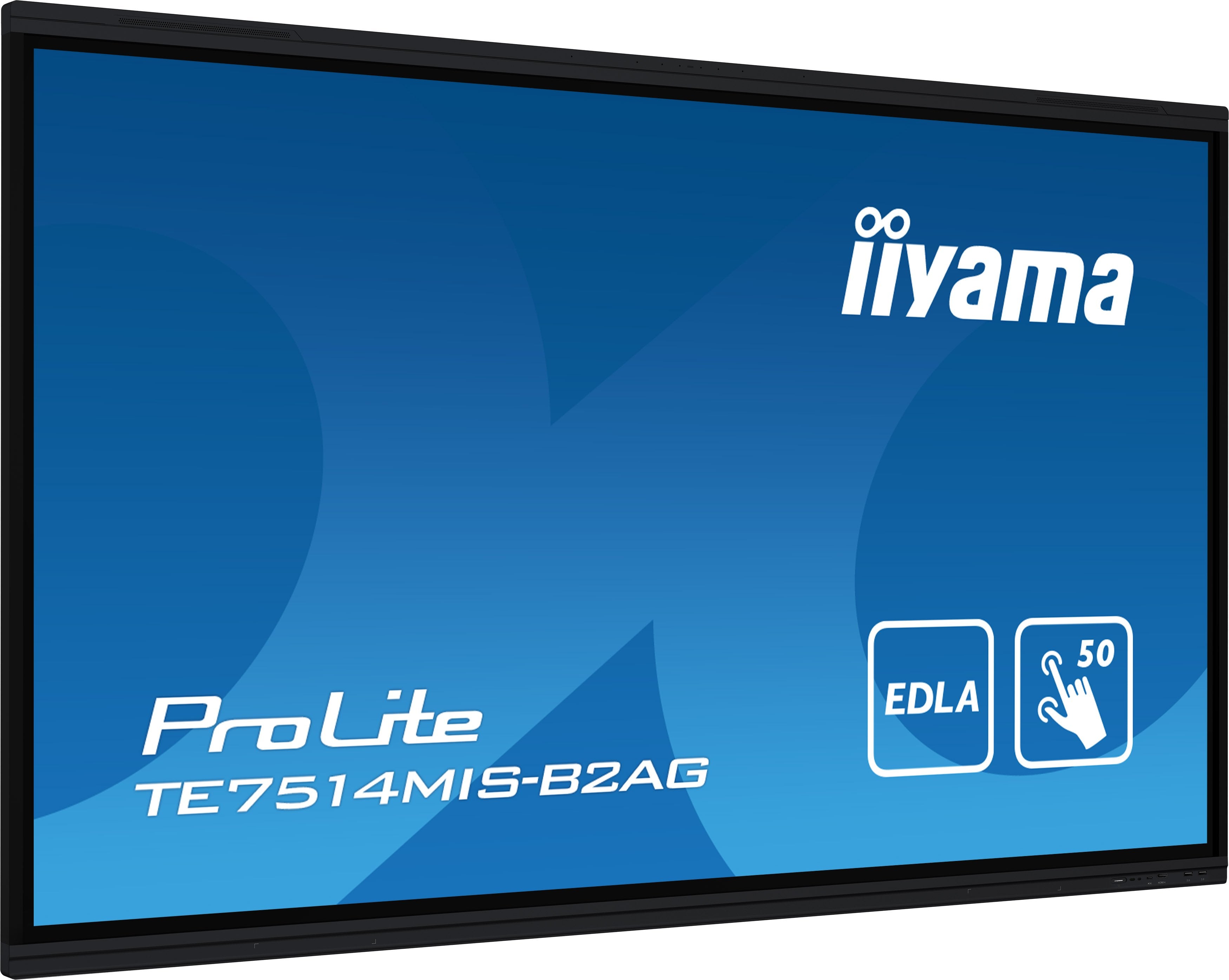Iiyama Te7514mis-B2ag, Pantalla De Gran Formato Negro (Mate)
