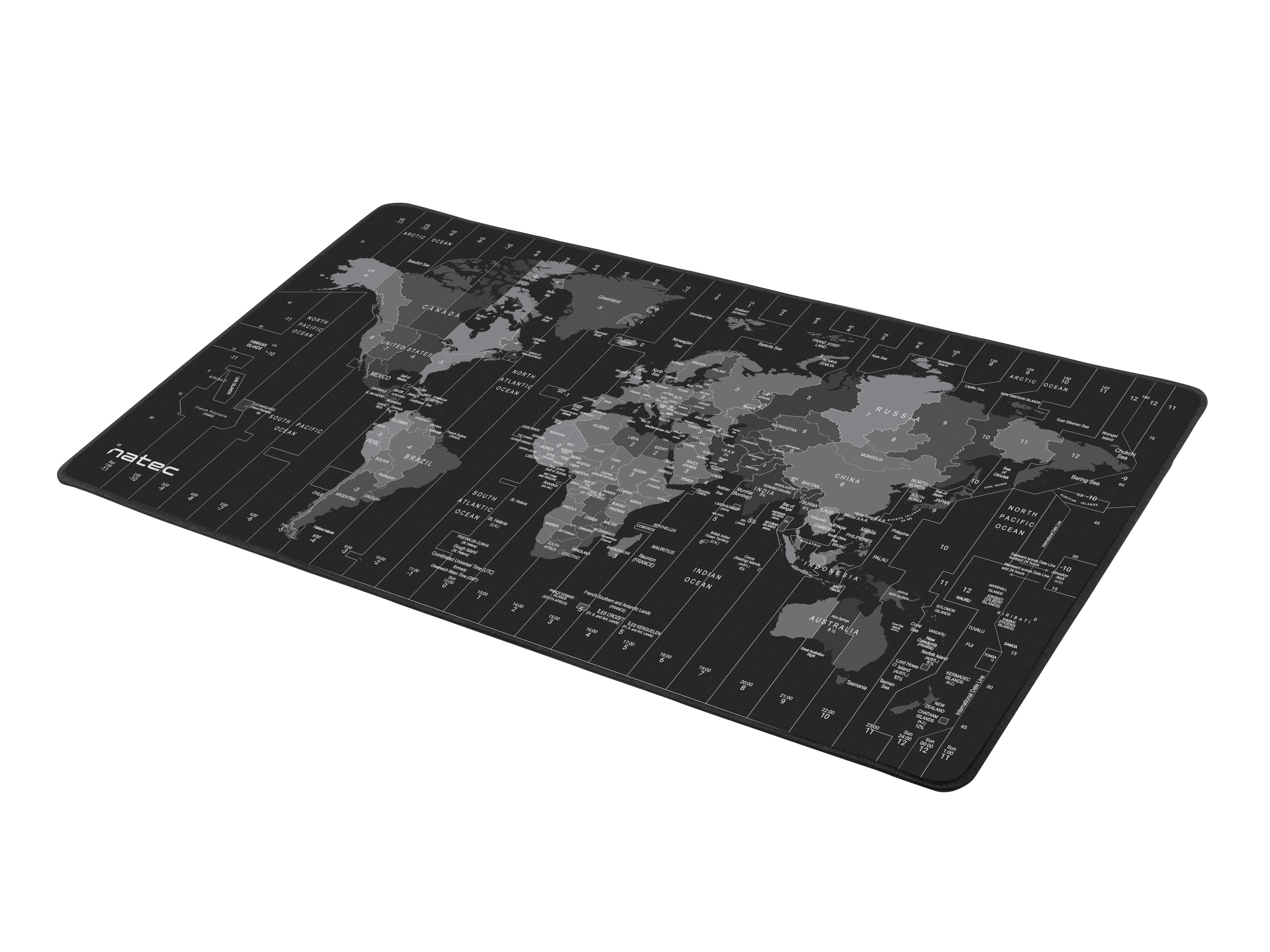EAN 5901969410761 - NATEC Time Zone Map Maxi Negro, Gris imagen 4