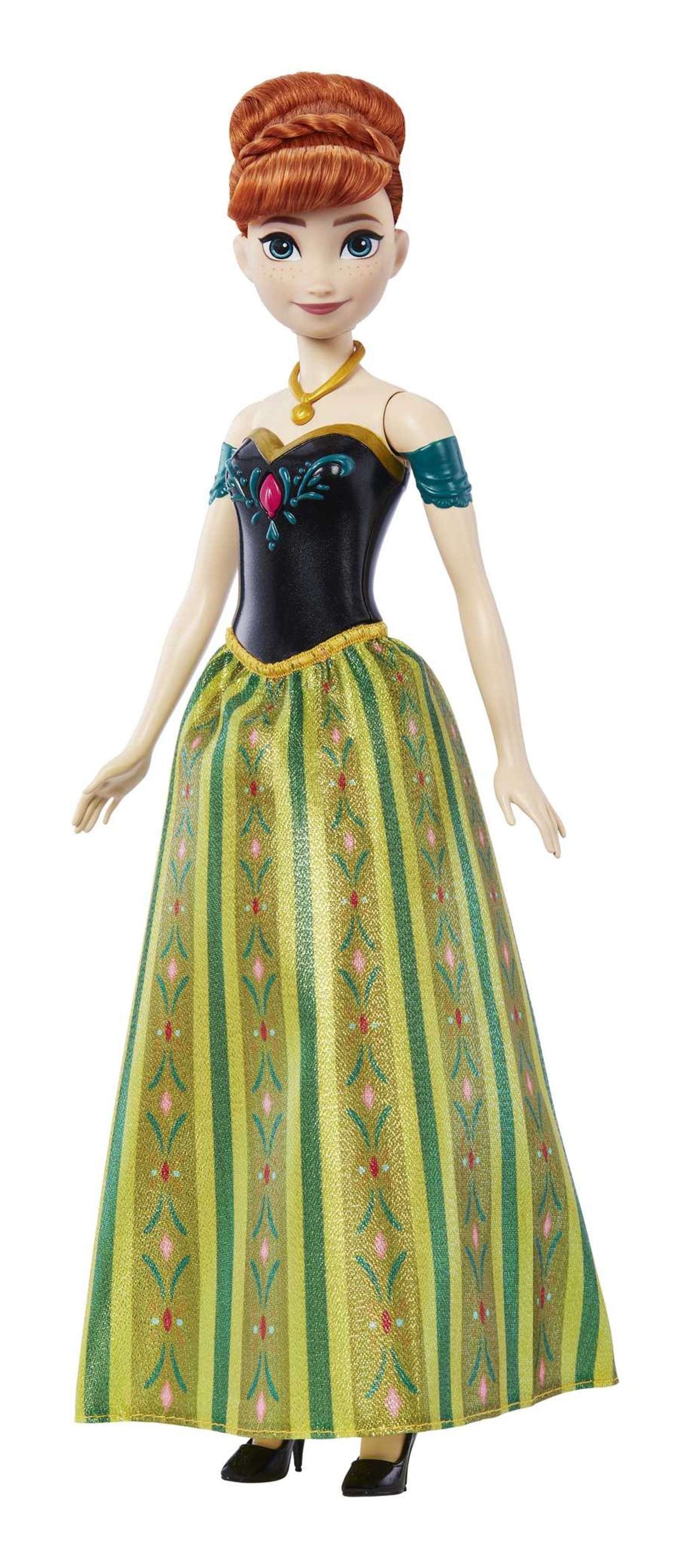 Muñeca Mattel Disney Frozen Anna Cantante Hmg41