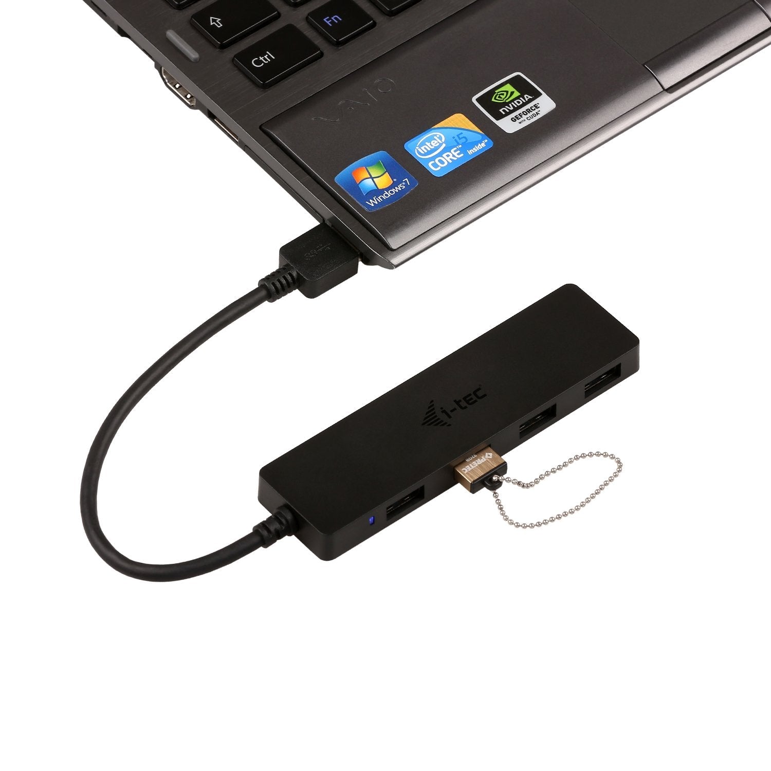 EAN 8595611701115 - i-tec Advance U3HUB404 hub de interfaz USB 3.2 Gen 1 (3.1 Gen 1) Type-A 5000 Mbit/s Negro imagen 5