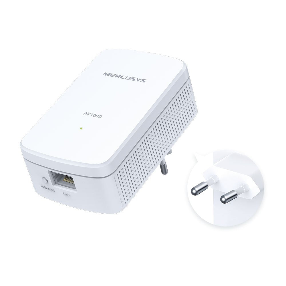 Adaptador Plc Mercusys Mp500 Kit 2 Uds 1000m·