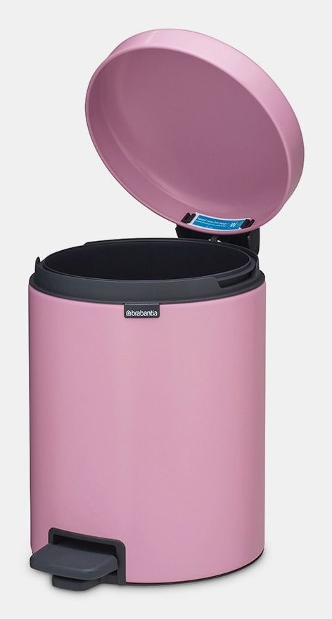 Brabantia Treteimer Newicon 5 L Lilac Pink