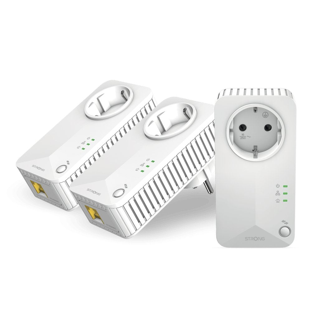 EAN 9120072375231 - Strong Powerline 600 Triple Pack EU V2 600 Mbit/s Ethernet Blanco 3 pieza(s) imagen 1