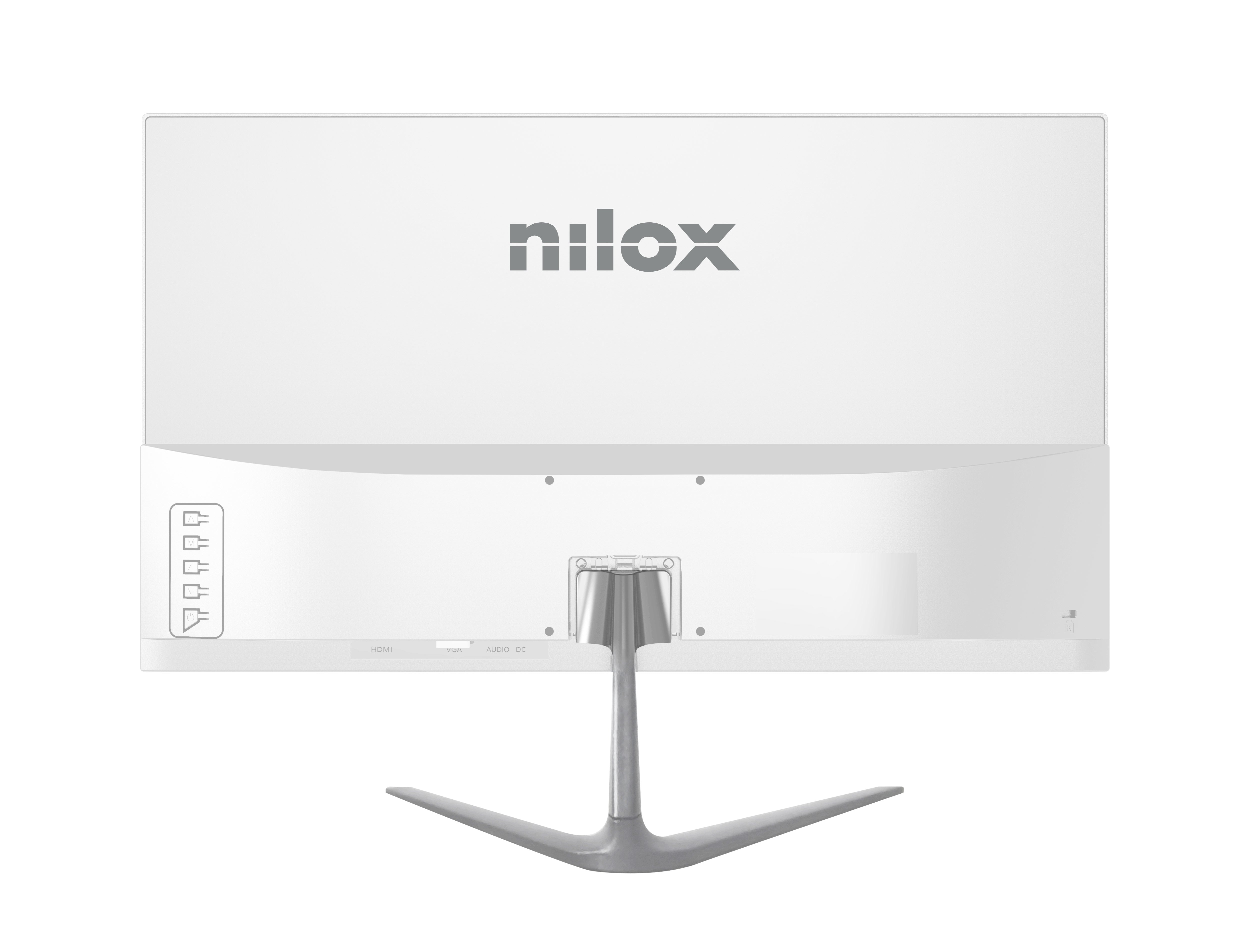 Nilox Monitor Desktop Va Led 24" 4ms Fhd 1920x1080 75hz 16:9 Vga/Hdmi Blanco