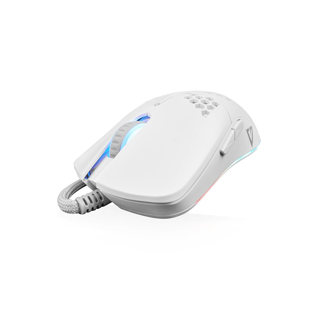 Raton Gaming Modecom Volcano Shinobi 3327 Con Cable Blanco - M-Mc-Shinobi-3327-200