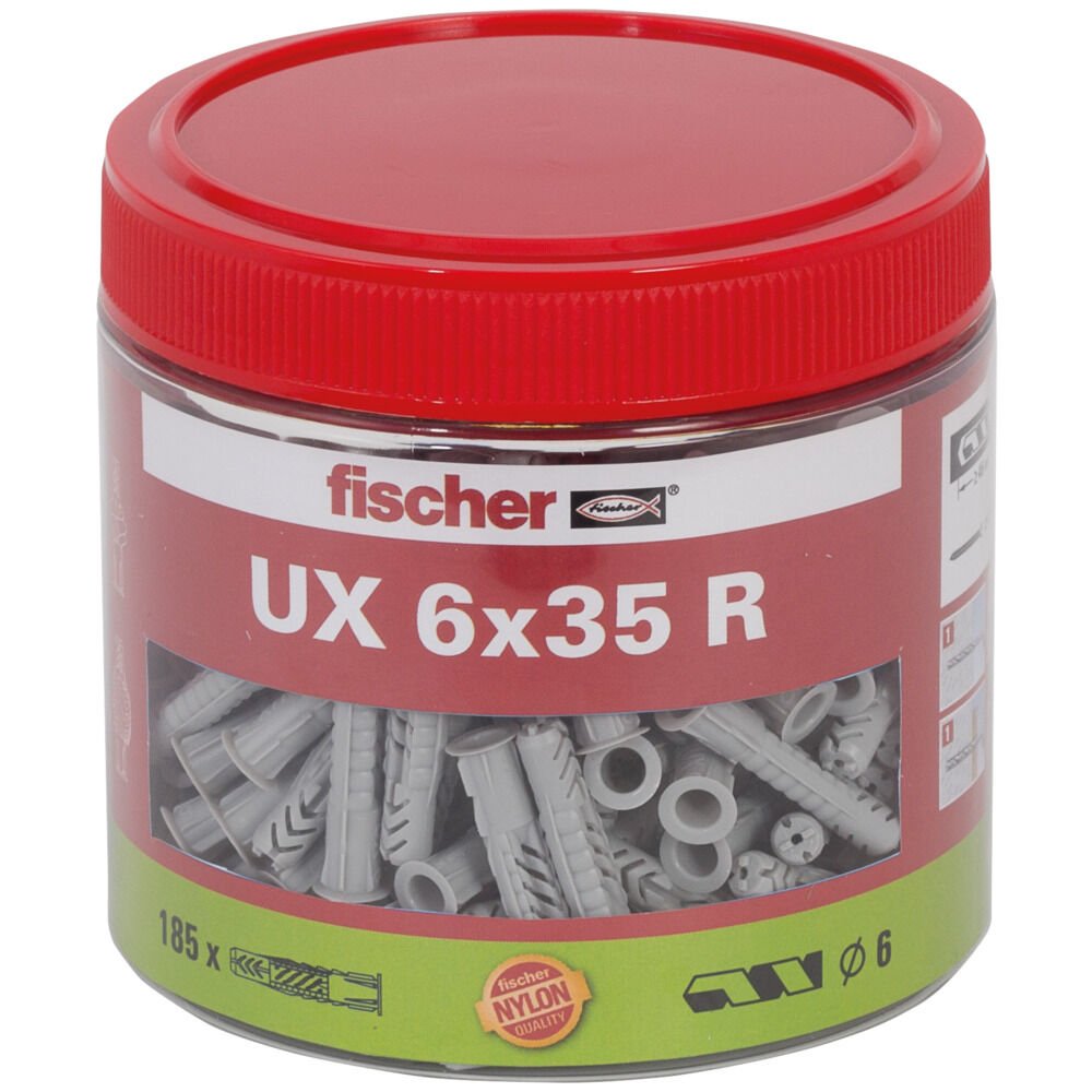 EAN 4048962207354 - Fischer 531027 clavija 185 pieza(s) Nylon Alrededor imagen 1