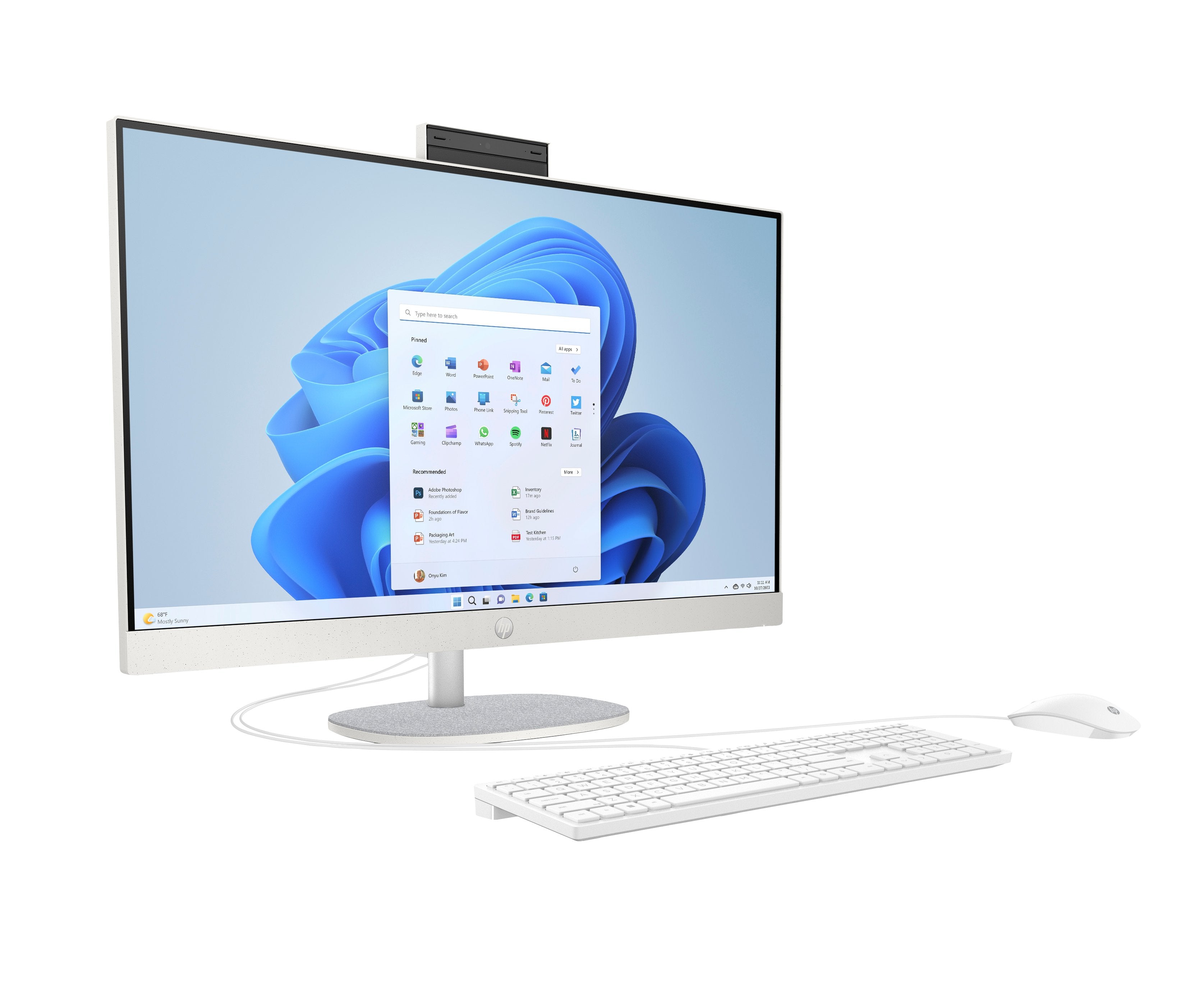 EAN 0198990480930 - HP 27-cr0081ns Intel® Core™ i5 i5-1335U 68,6 cm (27") 1920 x 1080 Pixeles Pantalla táctil PC todo en uno imagen 2