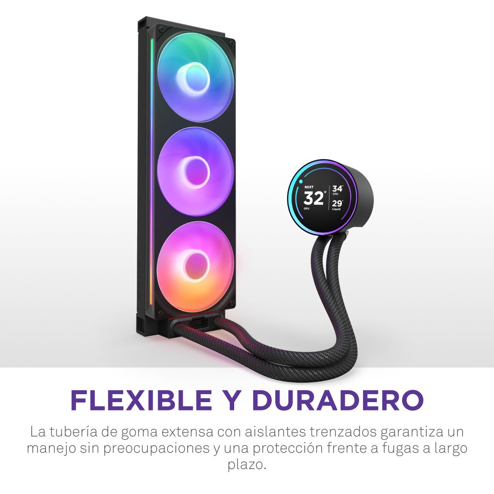 EAN 5056547204185 - NZXT Kraken Elite 360 RGB Procesador Sistema de refrigeración líquida todo en uno 12 cm Negro 1 pieza(s) imagen 14