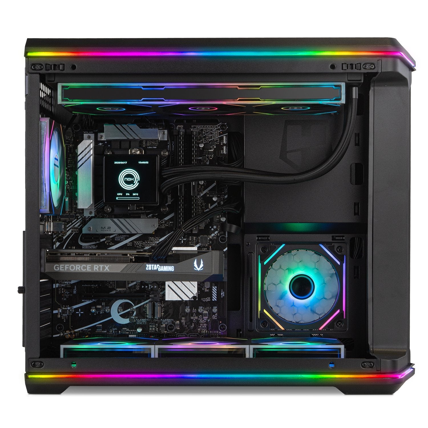 Caja Gaming Semitorre Nox Hummer Anvil