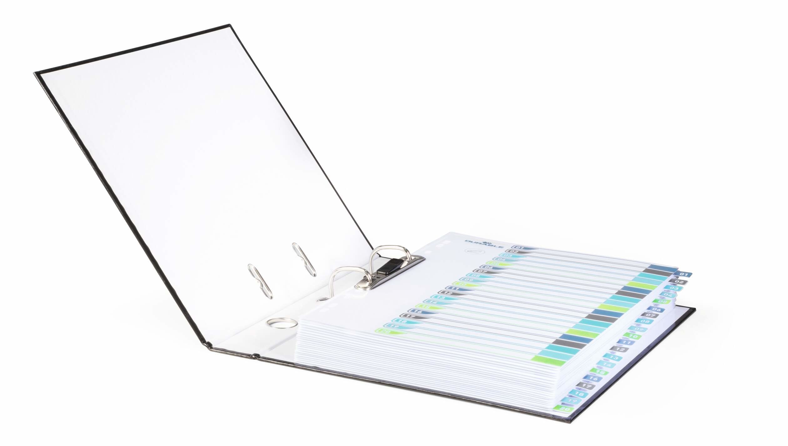 EAN 4005546735139 - Durable 679727 lengüeta de índice Separador en blanco con pestaña Polipropileno (PP) Multicolor imagen 2