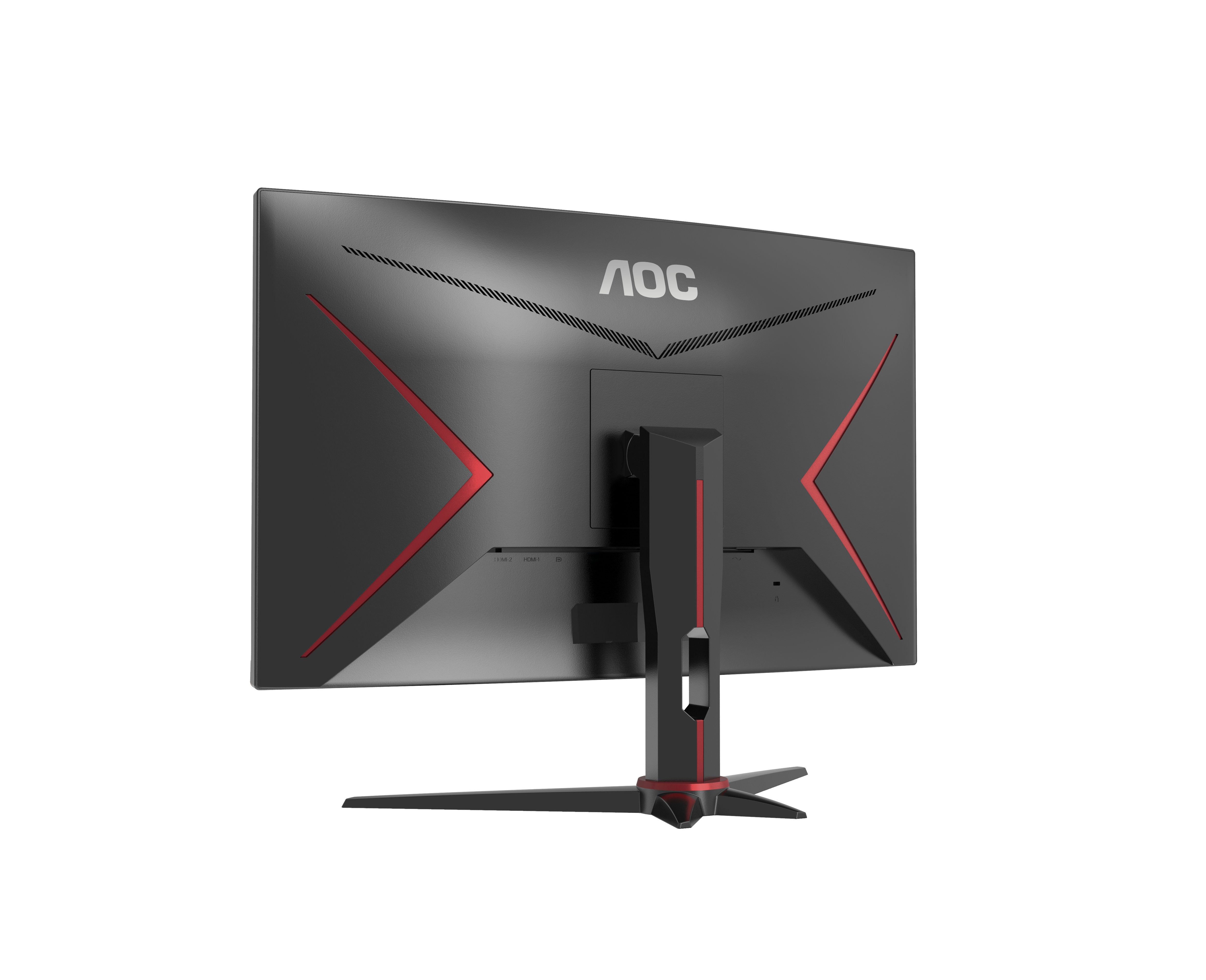 Monitor 27 Aoc Gaming Curvo Cq27g2se Qhd 2560x1440 165hz 2hdmi 1dp Negro-Red