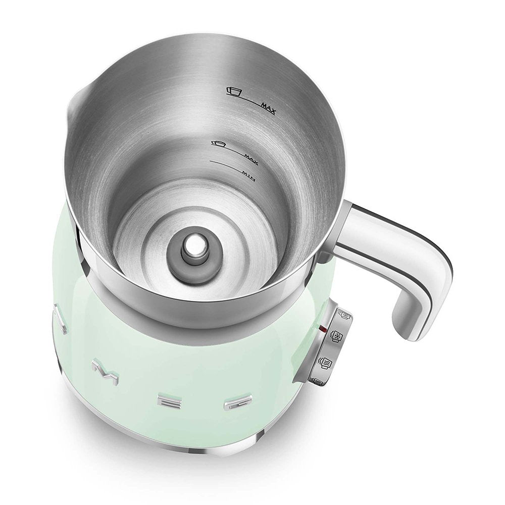 EAN 8017709316112 - Smeg MFF11PGEU espumador o calentador de leche Automatic milk frother/warmer Verde imagen 5