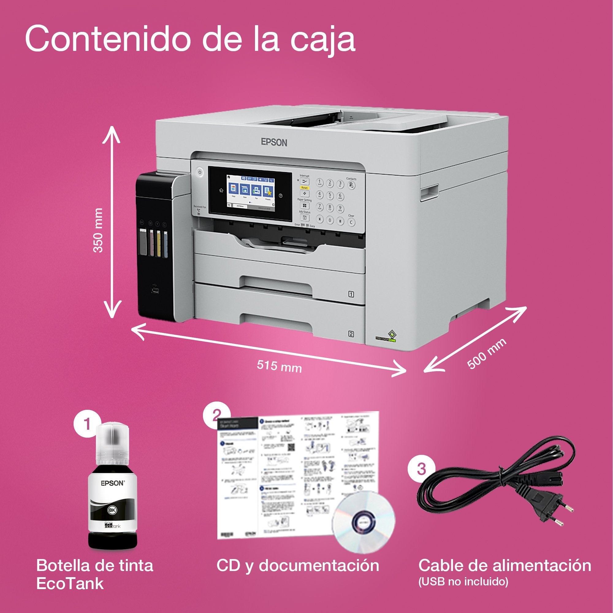 EAN 8715946690360 - Epson EcoTank ET-M16680 Inyección de tinta A3 4800 x 1200 DPI Wifi imagen 12