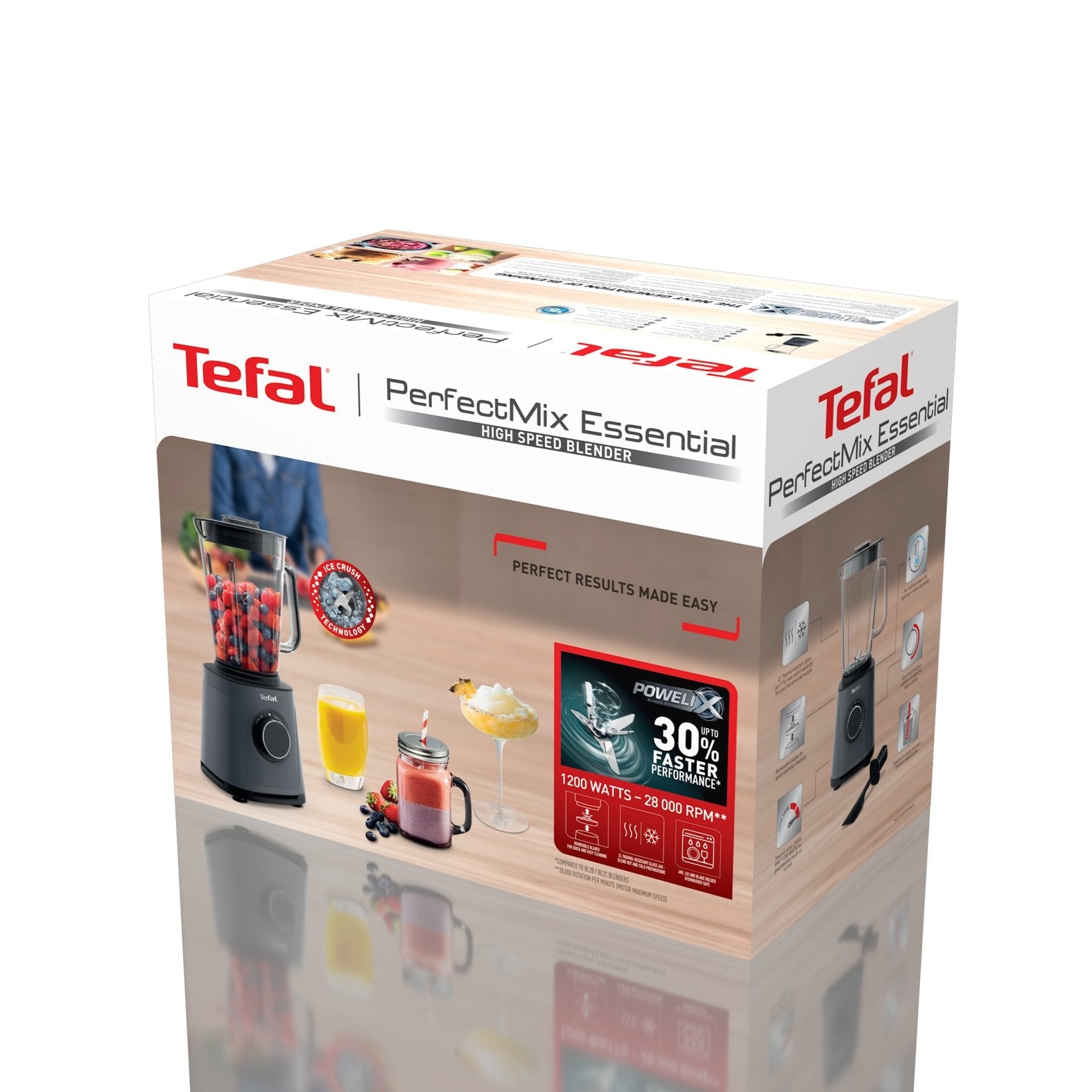 Tefal Bl771b Perfectmix Essential Mixer, Gris