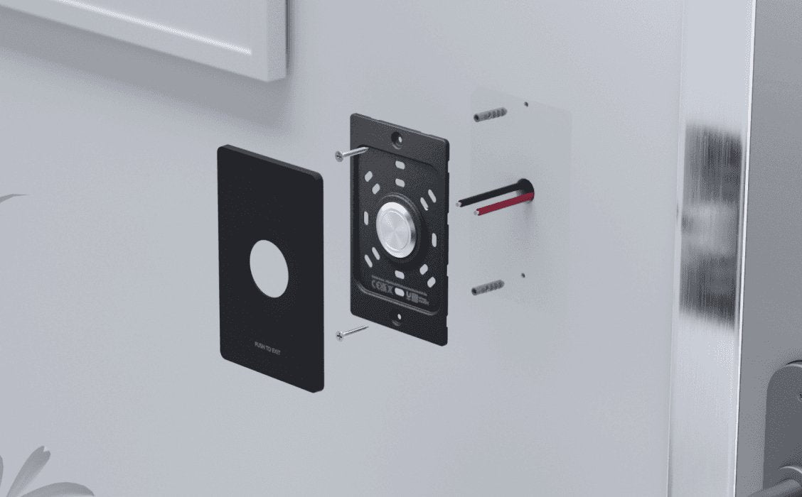 Button Designed For Unifi Access Hubs. Push-To-Exit.