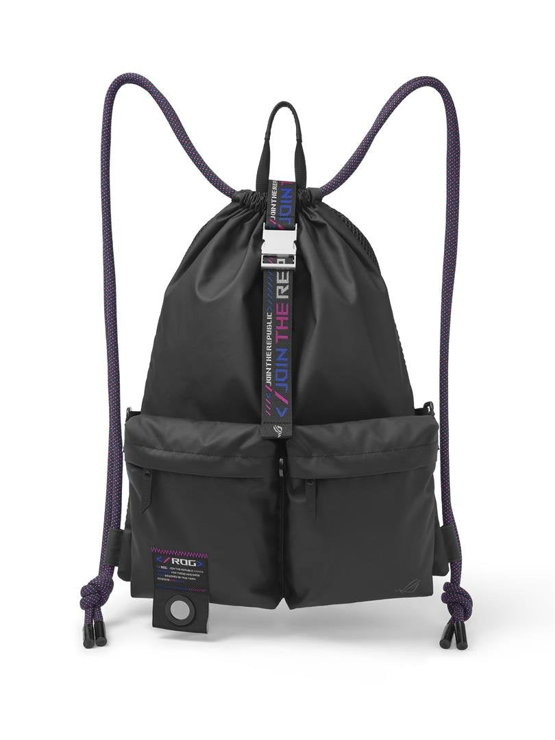EAN 4711081222118 - ASUS BD3700 ROG SLASH Multi-use Drawstring Bag Mochila Negro imagen 1