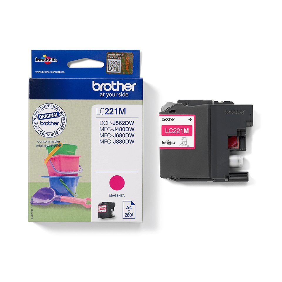 EAN 4977766747332 - Brother LC221M cartucho de tinta 1 pieza(s) Original Magenta imagen 3