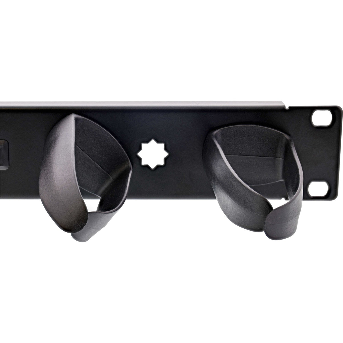Inline 19110w Organizador De Cables 5 Plastic Brackets Removable, Ral 9005, Negro