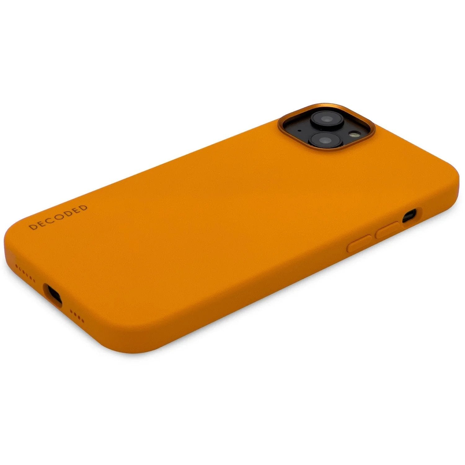 Decoded Antimicrobial Silicone Back Cover Funda Para Iphone 14 (6.06") Albaricoque