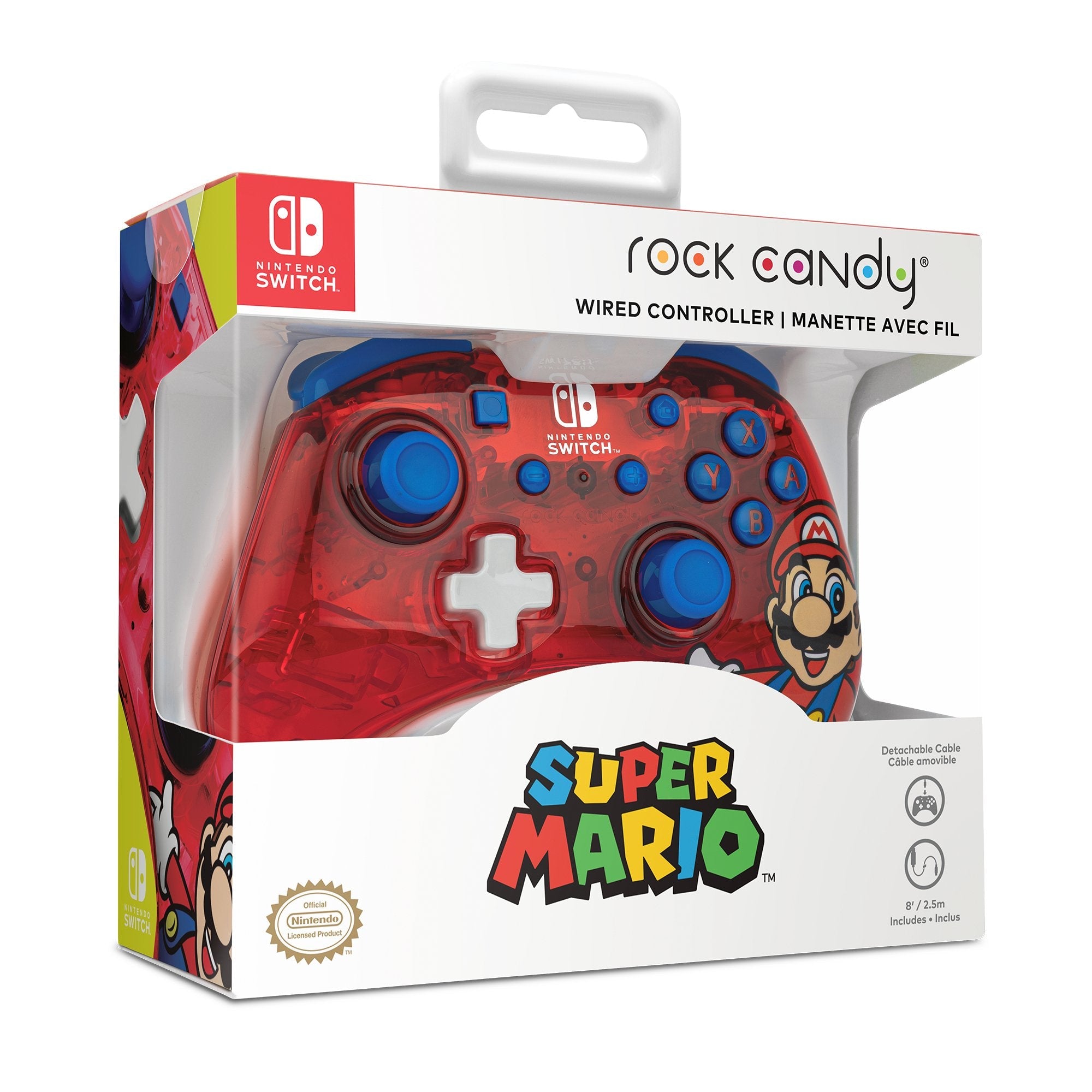 Controller Wired Rock Candy Mario