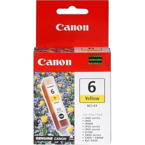 Tinta Original Canon Bci-6y Yellow Para S800/S820/S820d/S830d/I950/S900/S9000/I9100/I905d/I560