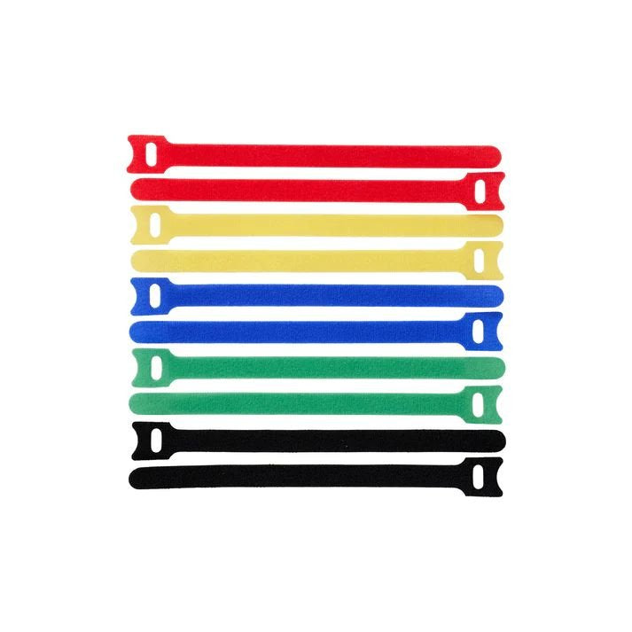 EAN 5715063184622 - Lanview LVT-CABLESTRAPS1512-10MULTI presilla Bridas adherentes para cables Polipropileno (PP) Multicolor imagen 1