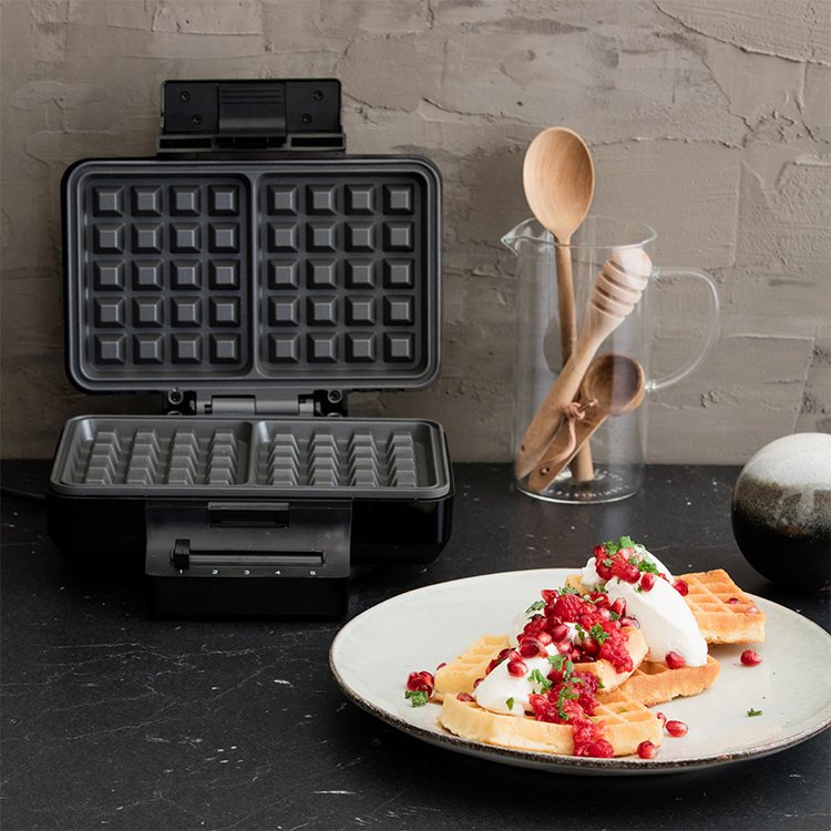 Wilfa Belgian Waffle Maker Black / Plancha De Gofres