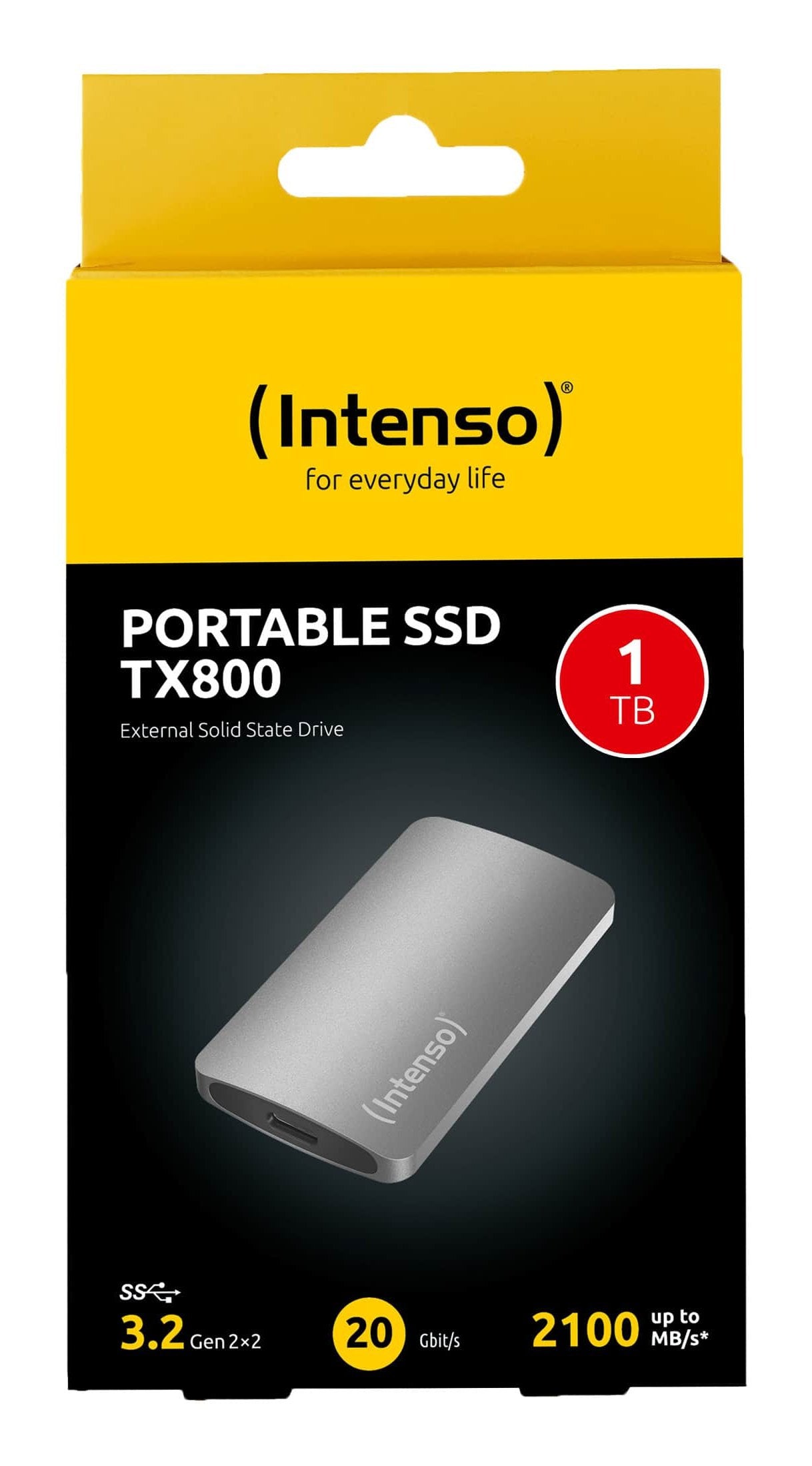 EAN 4034303035601 - Intenso TX800 1 TB USB Tipo C USB 3.2 Gen 2x2 Antracita imagen 5