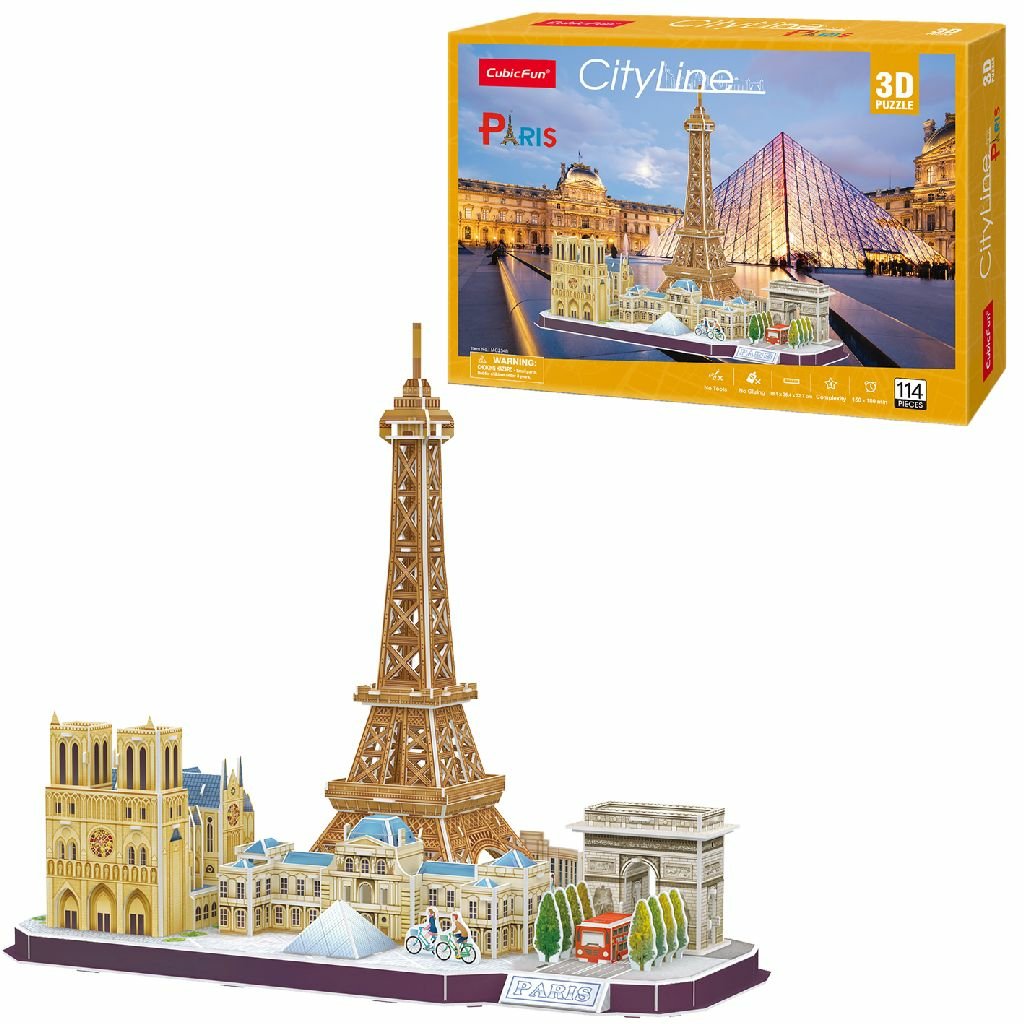 Cubicfun Puzzle 3d City  Line Paris