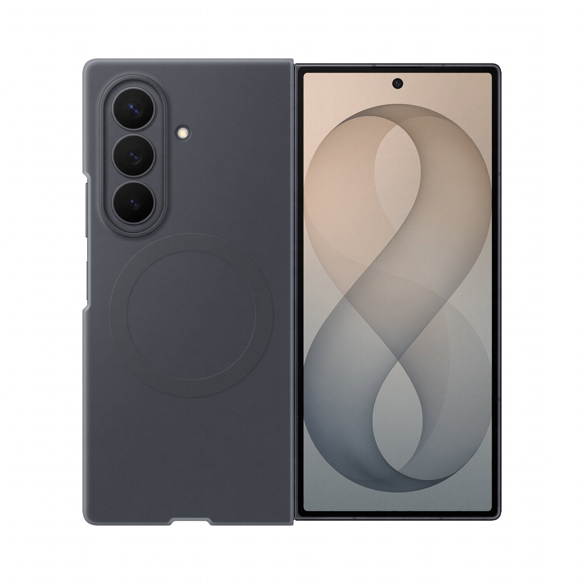Samsung Silicone Magnet Case Fr Galaxy Fold8 Ultra Black