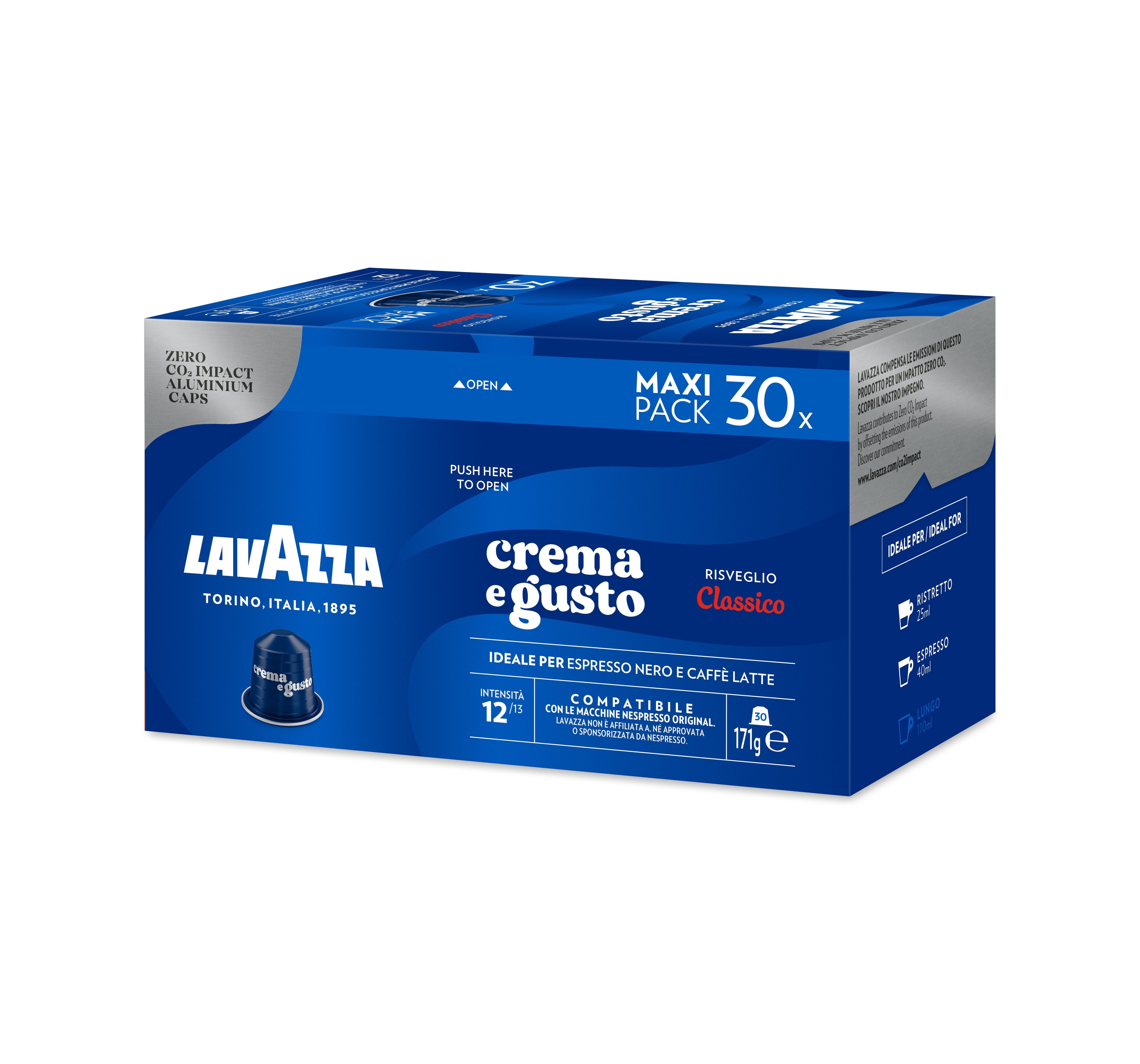 EAN 8000070053823 - Lavazza Crema e Gusto Cápsula de café Tueste medio 30 pieza(s) imagen 2