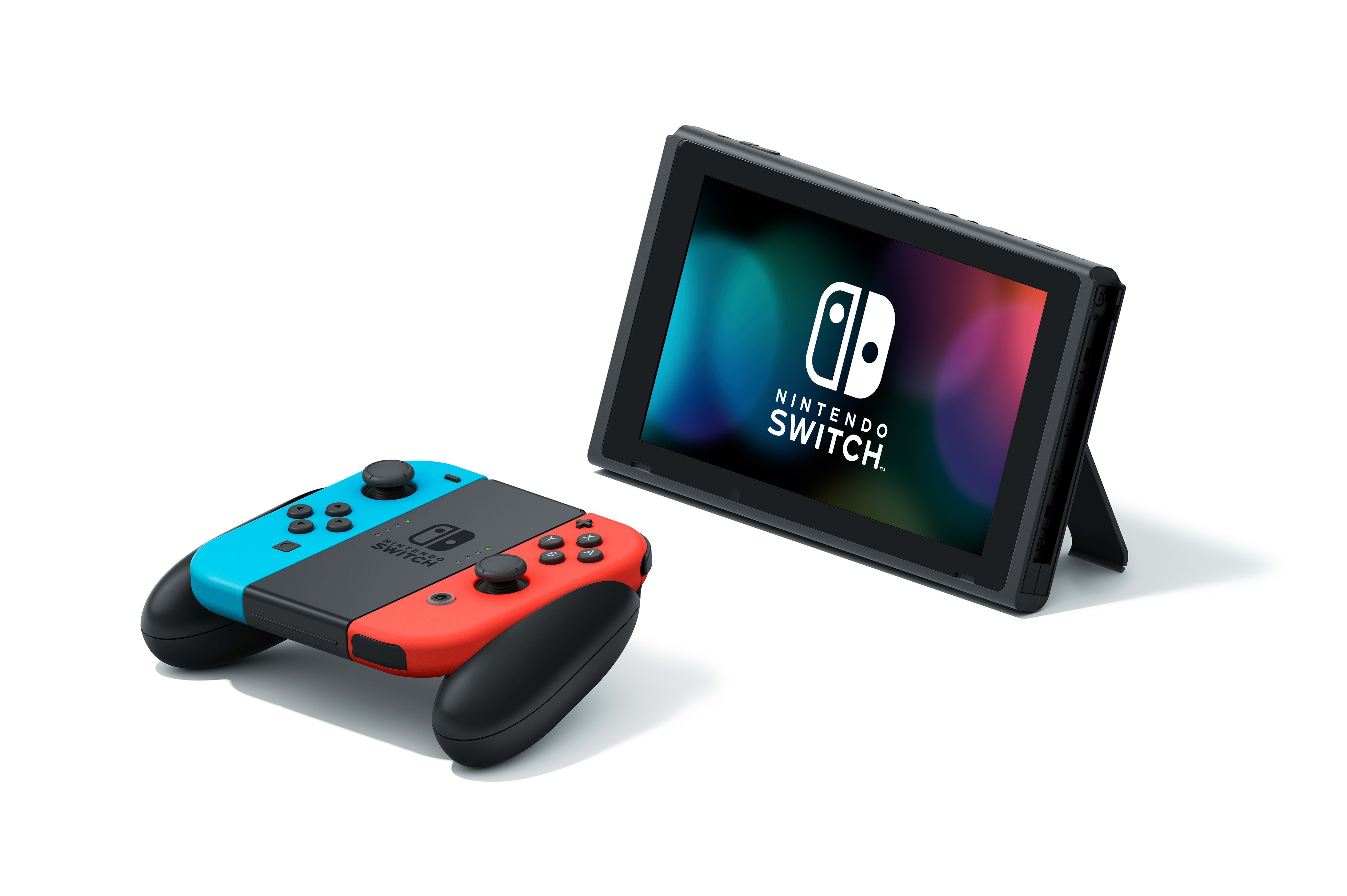 Nintendo Switch Azul Neón Rojo Neón 2022 2 Mandos Joy-Con