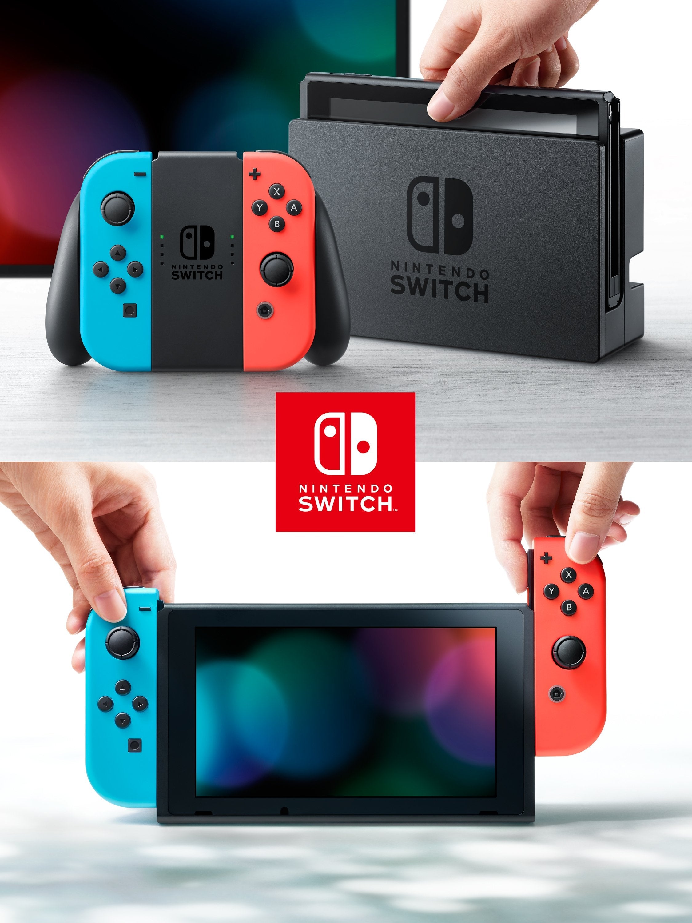 Nintendo Switch Azul Neón Rojo Neón 2022 2 Mandos Joy-Con