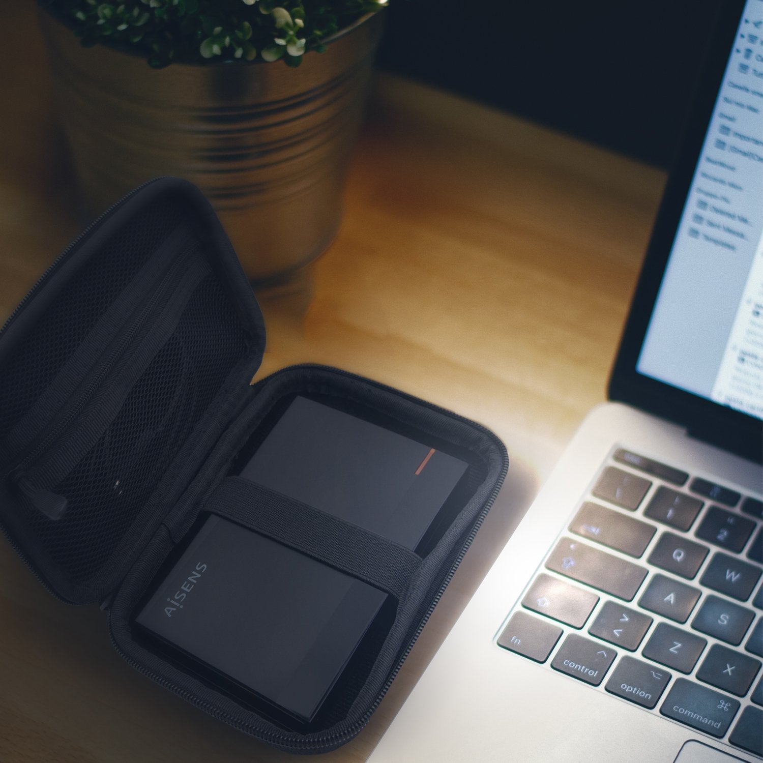 Aisens Funda Para Disco Externo De 2.5' Negra Asbg-006