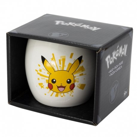 Taza Ceramica Pikachu Pokemon En Caja 380ml
