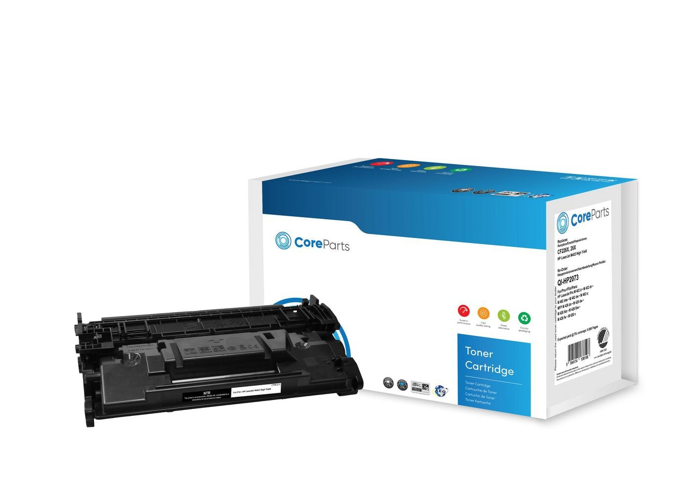 Coreparts Qi-Hp2073 Cartucho De Tóner 1 Pieza(S) Compatible Negro