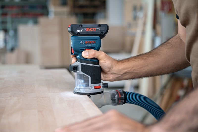 EAN 4059952661728 - Bosch GKF 18V-8 Negro, Azul 30000 RPM imagen 3