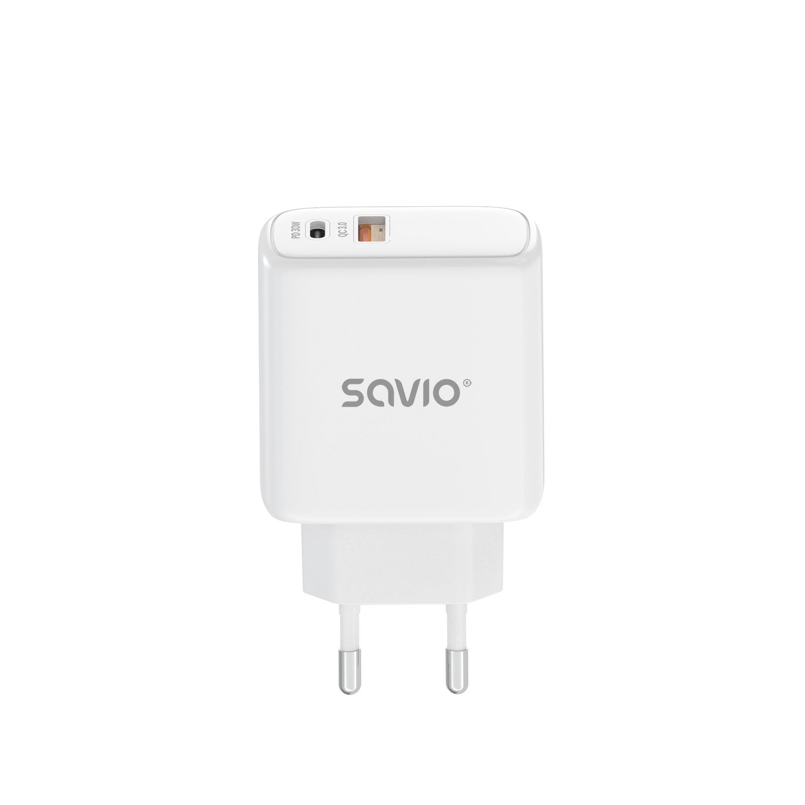 EAN 5901986046905 - Savio LA-06 USB Type A & C Quick Charge Power Delivery 3.0 Indoor Tableta, Teléfono Blanco Corriente alte imagen 5