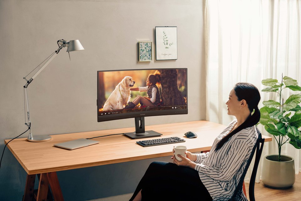 Viewsonic Vg3456c 86,4 Cm (34") 3440 X 1440 Pixeles Ultrawide Quad Hd Led Negro