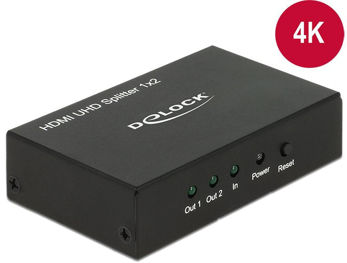 Delock Divisor Hdmi Uhd 1 X Entrada Hdmi> 2 X Salida Hdmi 4k